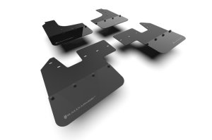 Ineos Grenadier Mud Flap - Rally Armor - UR Series - Warm Grey Logo - Black - `23-`25